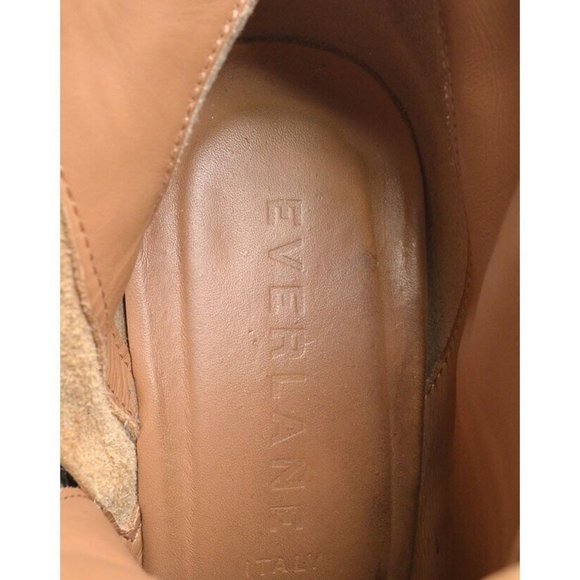 Everlane Black Pebbled Leather Heeled Zip Ankle Boots 8 - Picture 7 of 7